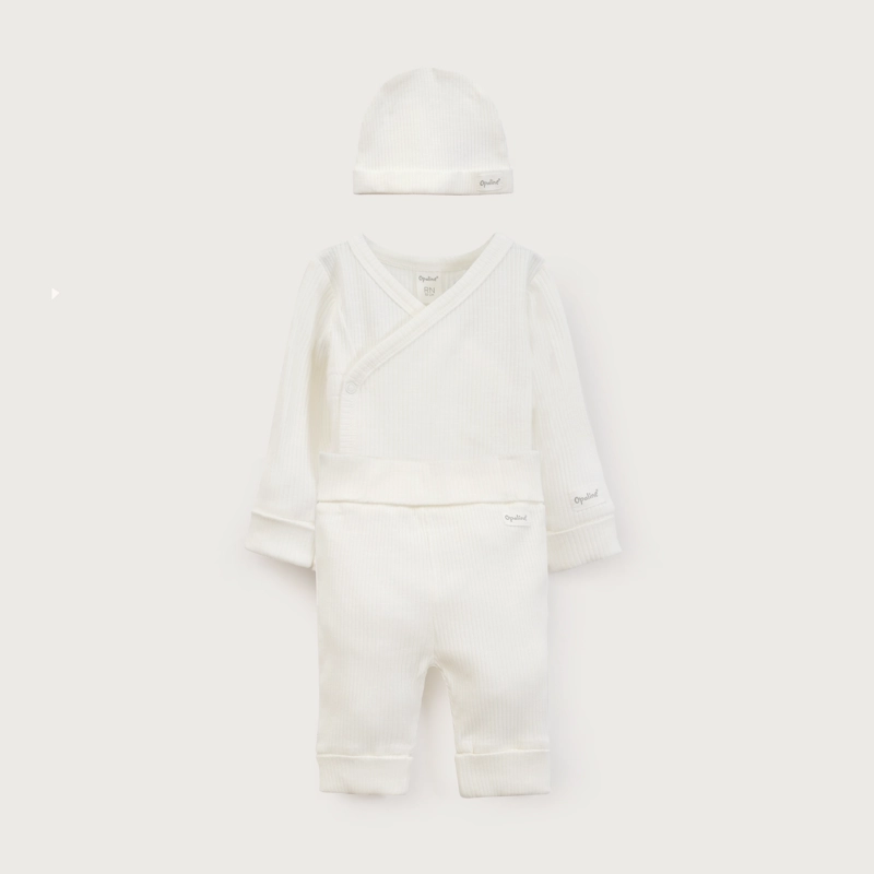 CONJUNTO BEBE UNISEX BLANCO OPALINE - 2
