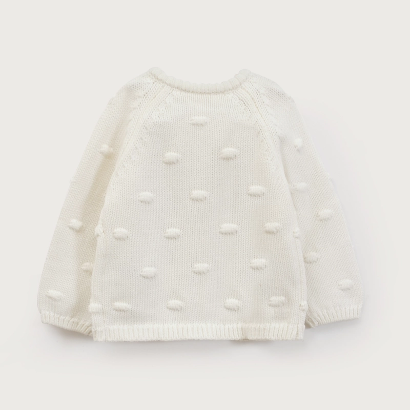 CHALECO INFANT NIÑA FLORES BLANCO OPALINE - 3