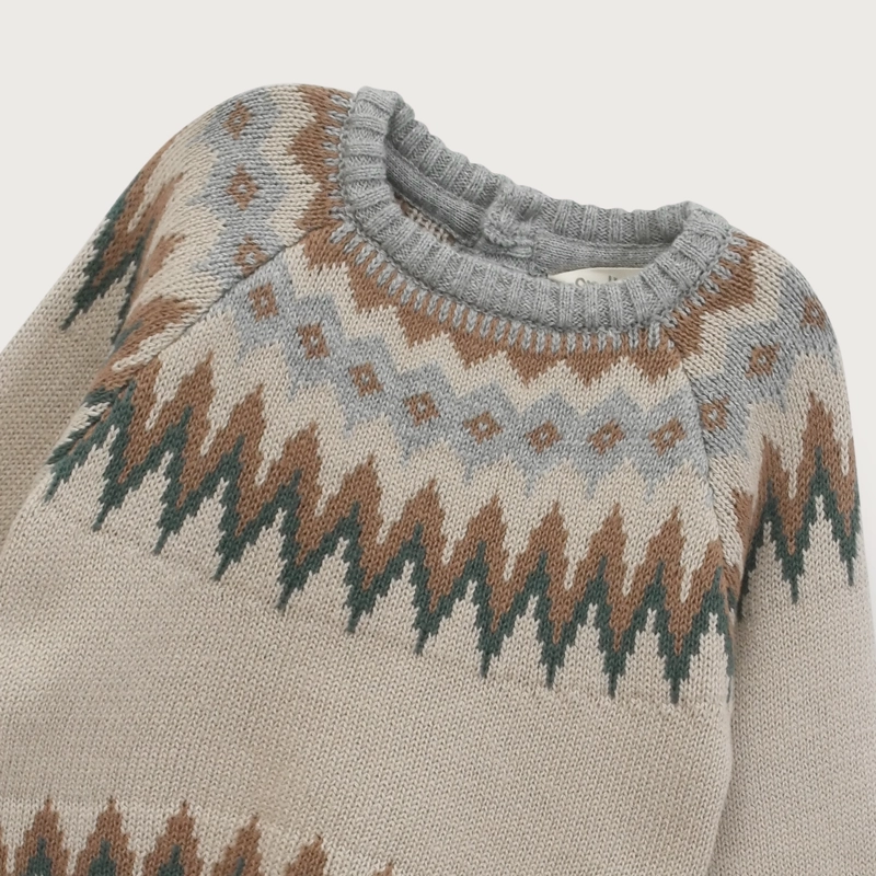 SWEATER DISEÑO INFANT NIÑO BEIGE OPALINE - 4
