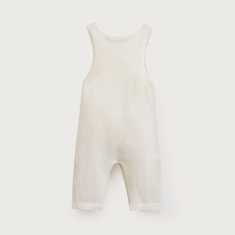 JARDINERA BEBE UNISEX BLANCO OPALINE - 3