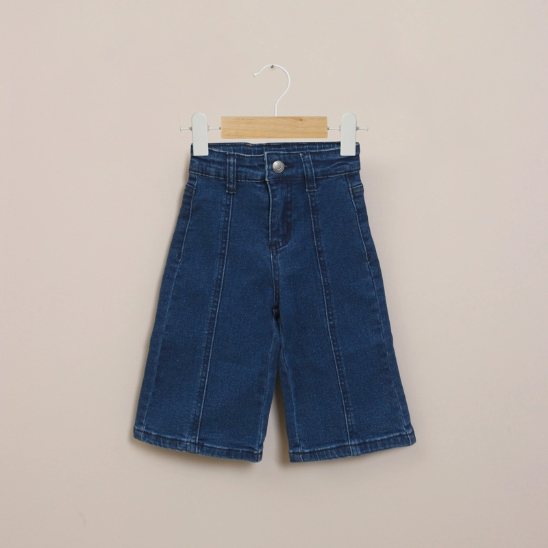JEANS WIDE LEG INFANT NIÑA AZUL OPALINE - 1