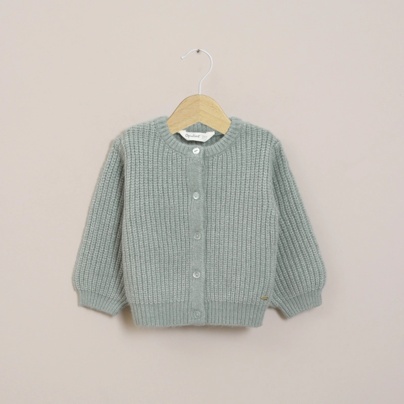 CHALECO INFANT NIÑA VERDE MUSGO OPALINE - 1