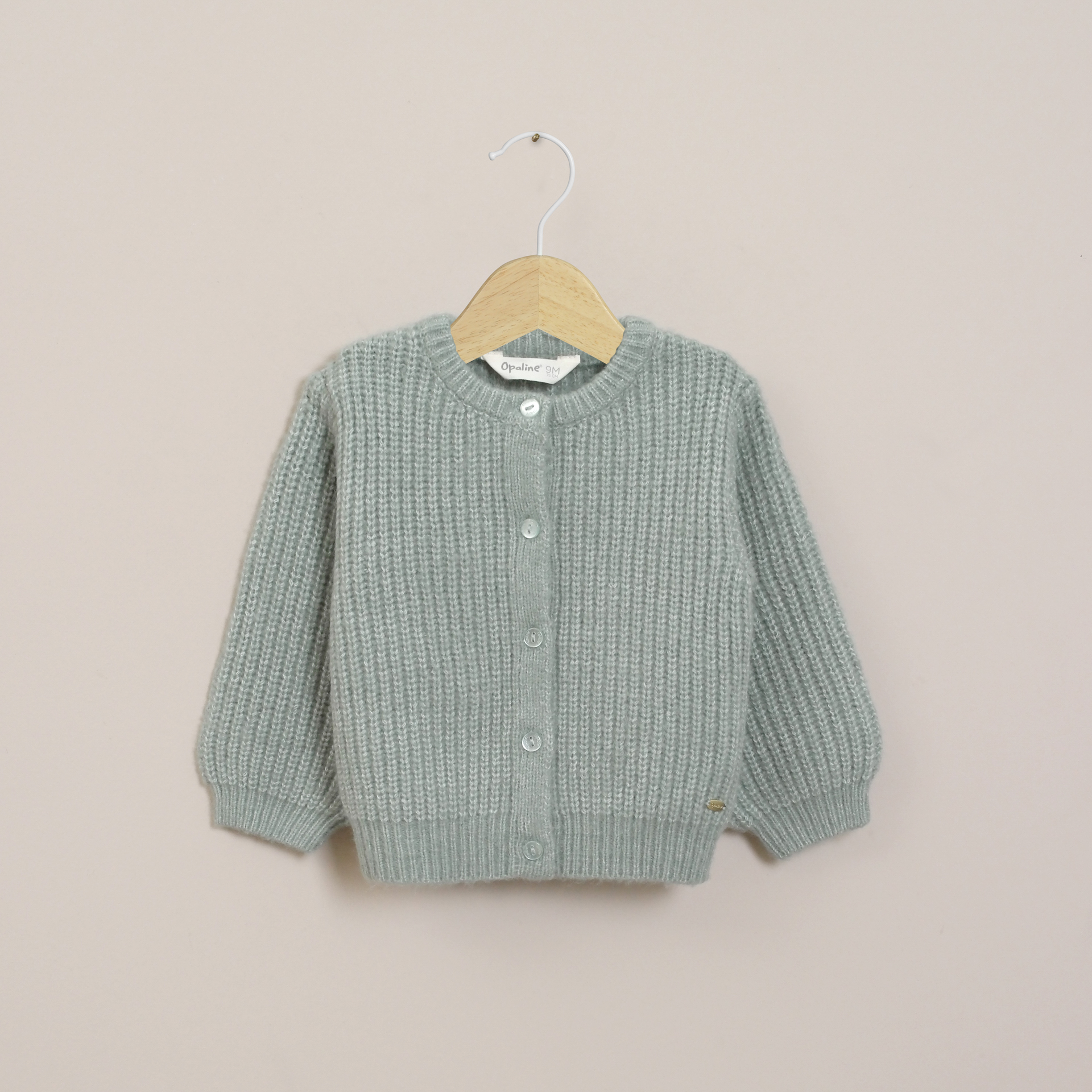 CHALECO INFANT NIÑA VERDE MUSGO OPALINE - 1