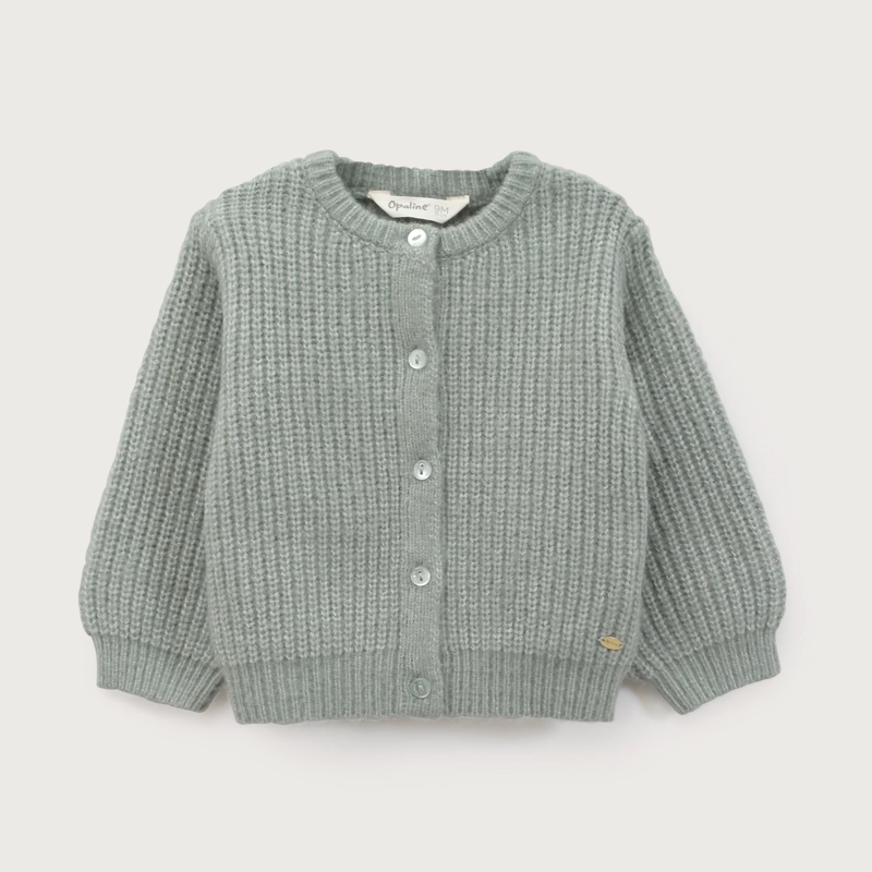 CHALECO INFANT NIÑA VERDE MUSGO OPALINE - 2