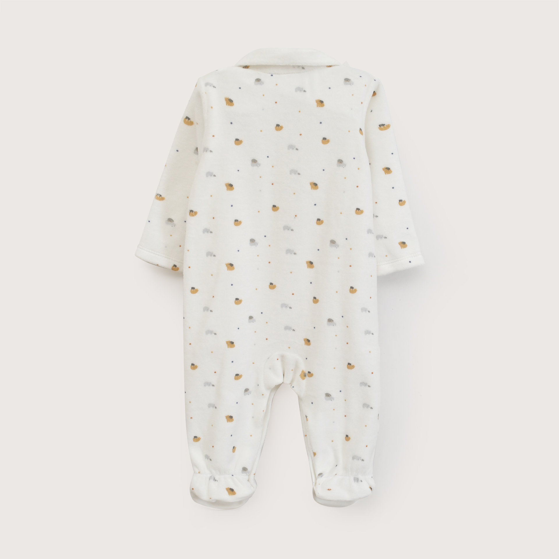 OSO PLUSH BEBE NIÑO ESTAMPADO BLANCO OPALINE - 3