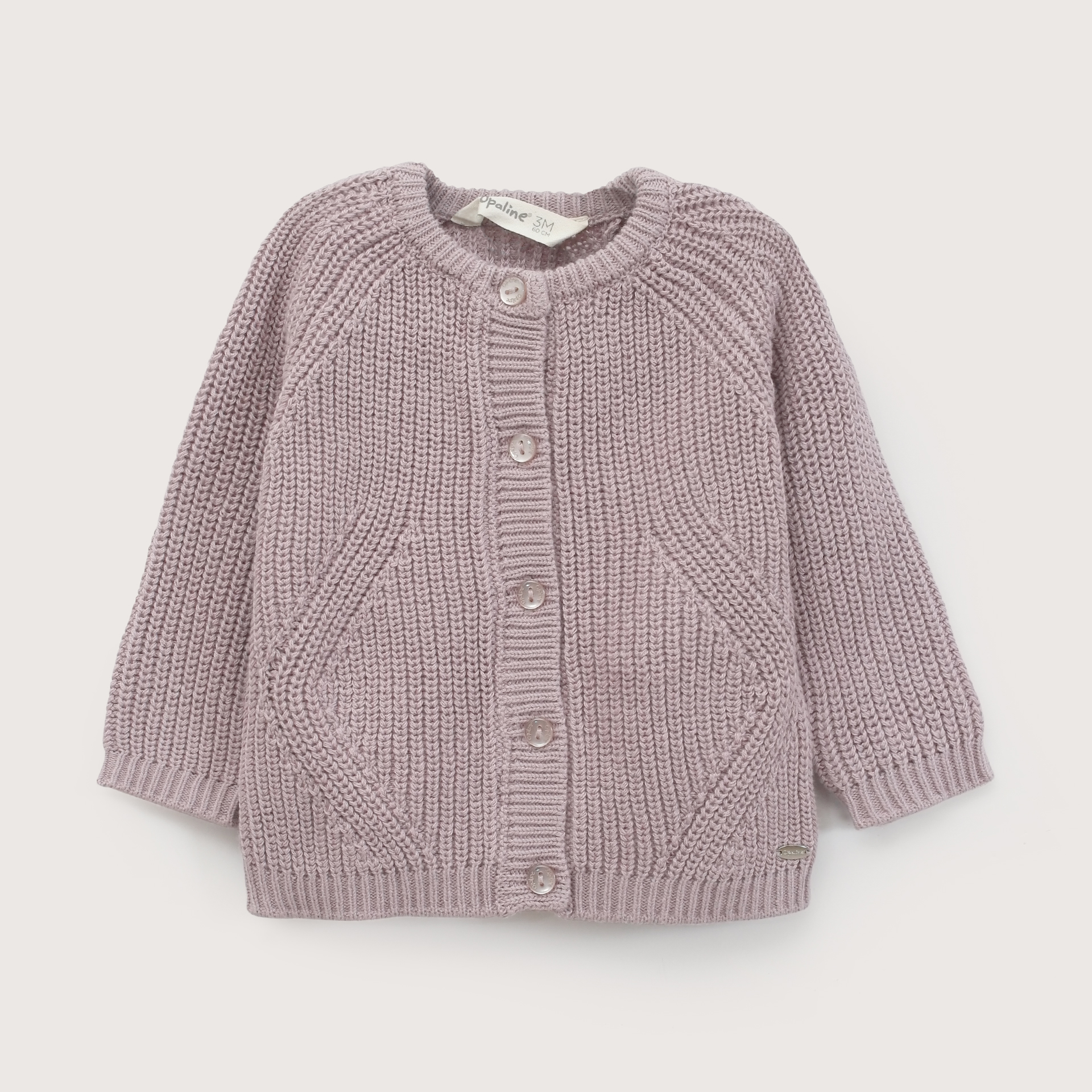 CHALECO BEBE NIÑA LILA OPALINE - 2