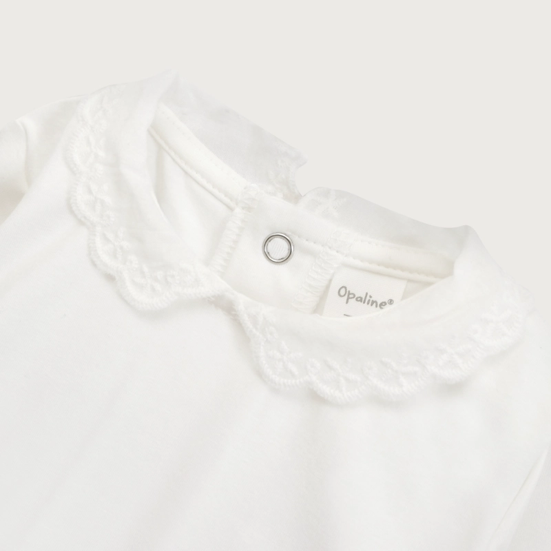 BODY BEBE BLANCO NIÑA OPALINE - 4