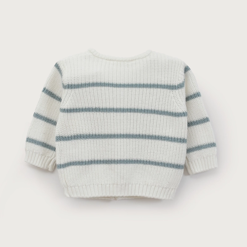 CHALECO BLANCO BEBE NIÑO OPALINE - 3