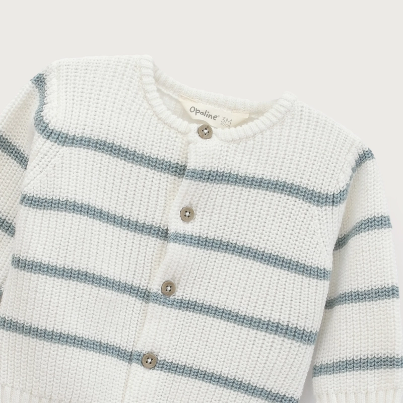 CHALECO BLANCO BEBE NIÑO OPALINE - 4