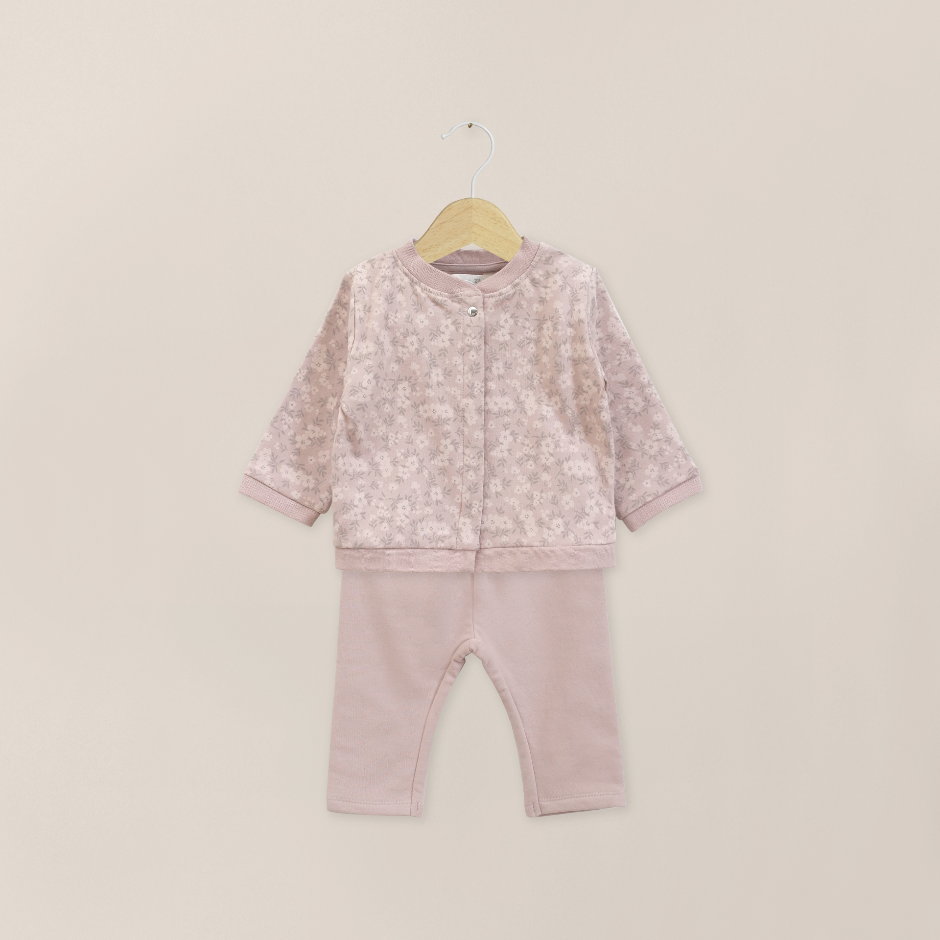 CONJUNTO BEBE NIÑA LILA OPALINE - 1