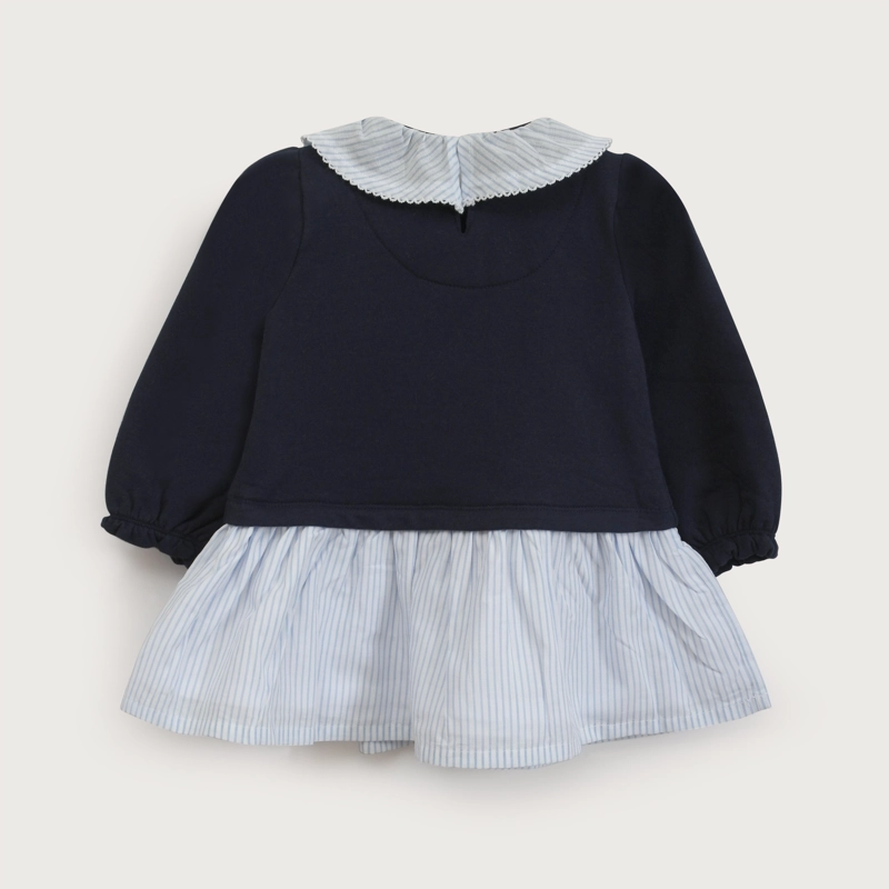VESTIDO INFANT NIÑA AZUL MARINO OPALINE - 2