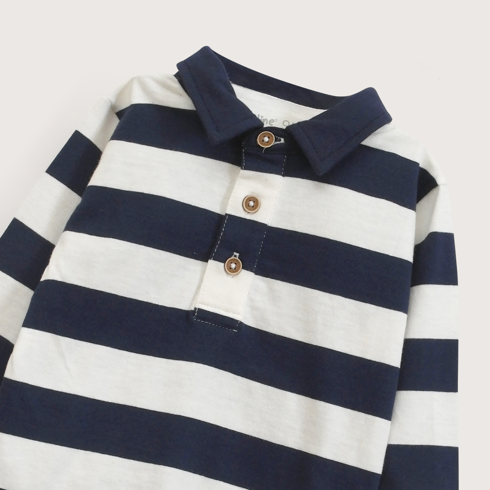 POLERA INFANT NIÑO AZUL CON FRANJAS OPALINE - 4