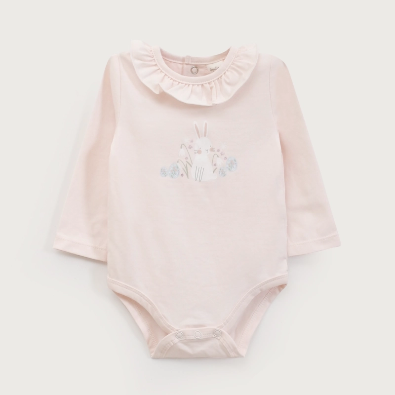 BODY BEBE NIÑA CONEJO ROSADO OPALINE - 2