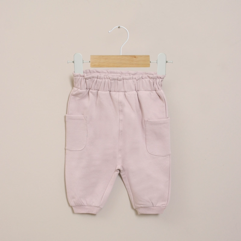 PANTALON BUZO BEBE NIÑA LILA OPALINE - 1