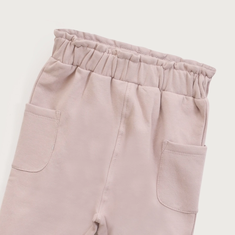 PANTALON BUZO BEBE NIÑA LILA OPALINE - 4