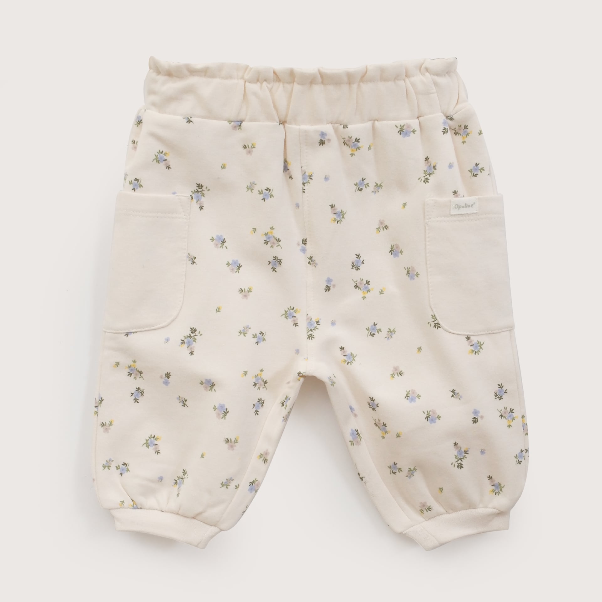 PANTALON BUZO BEBE NIÑA CREMA OPALINE - 2