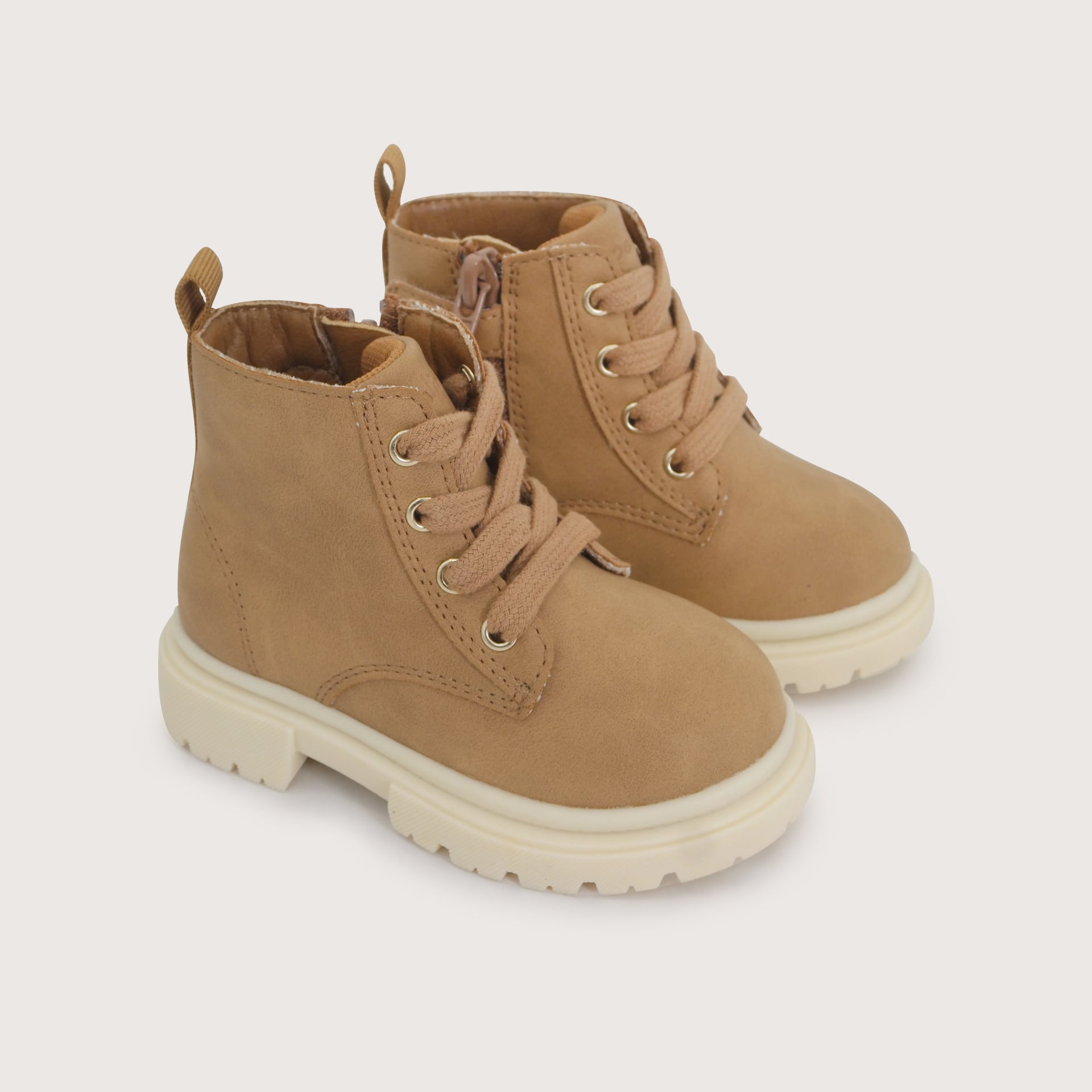 BOTIN URBANO CASUAL CAMEL NIÑA OPALINE - 1