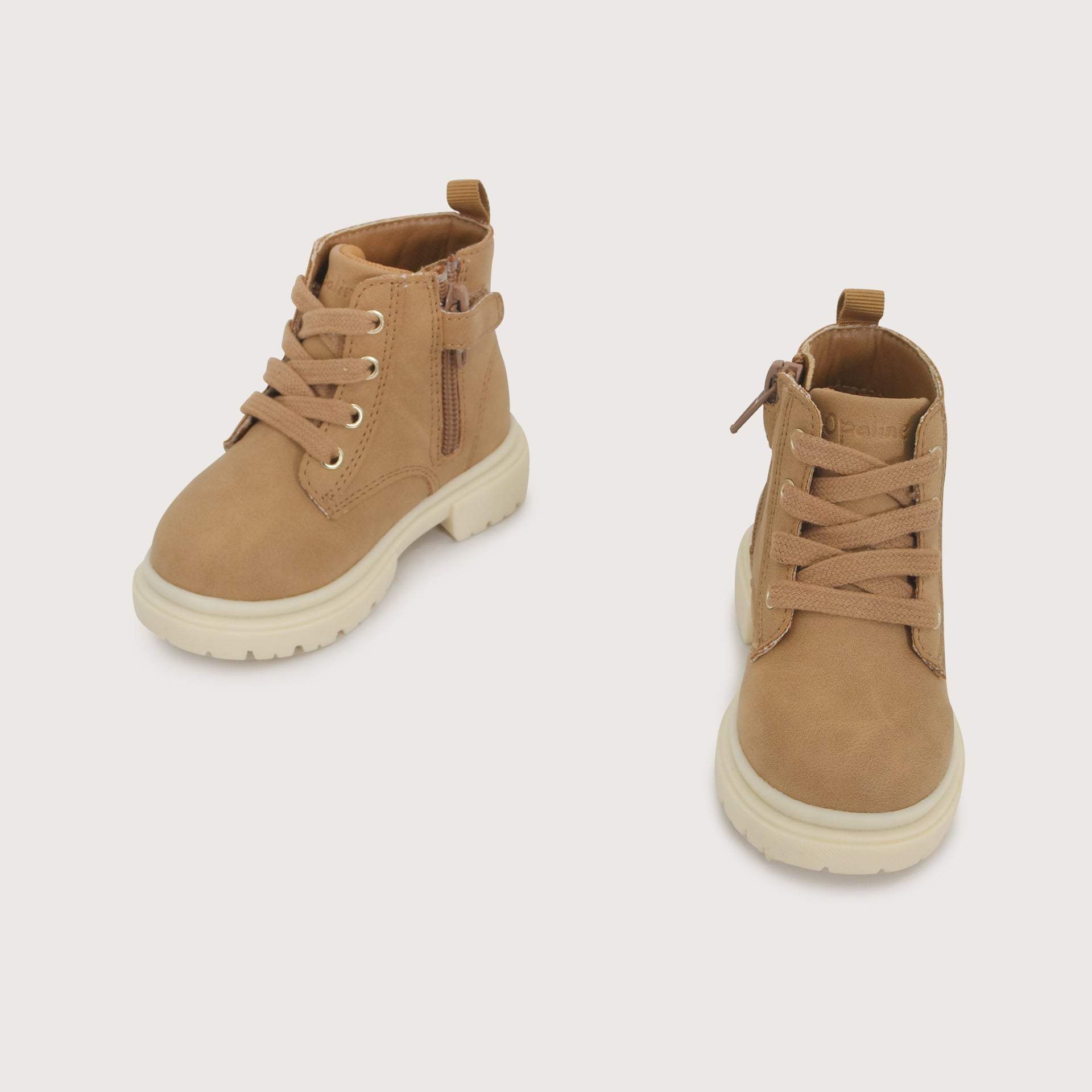 BOTIN URBANO CASUAL CAMEL NIÑA OPALINE - 4