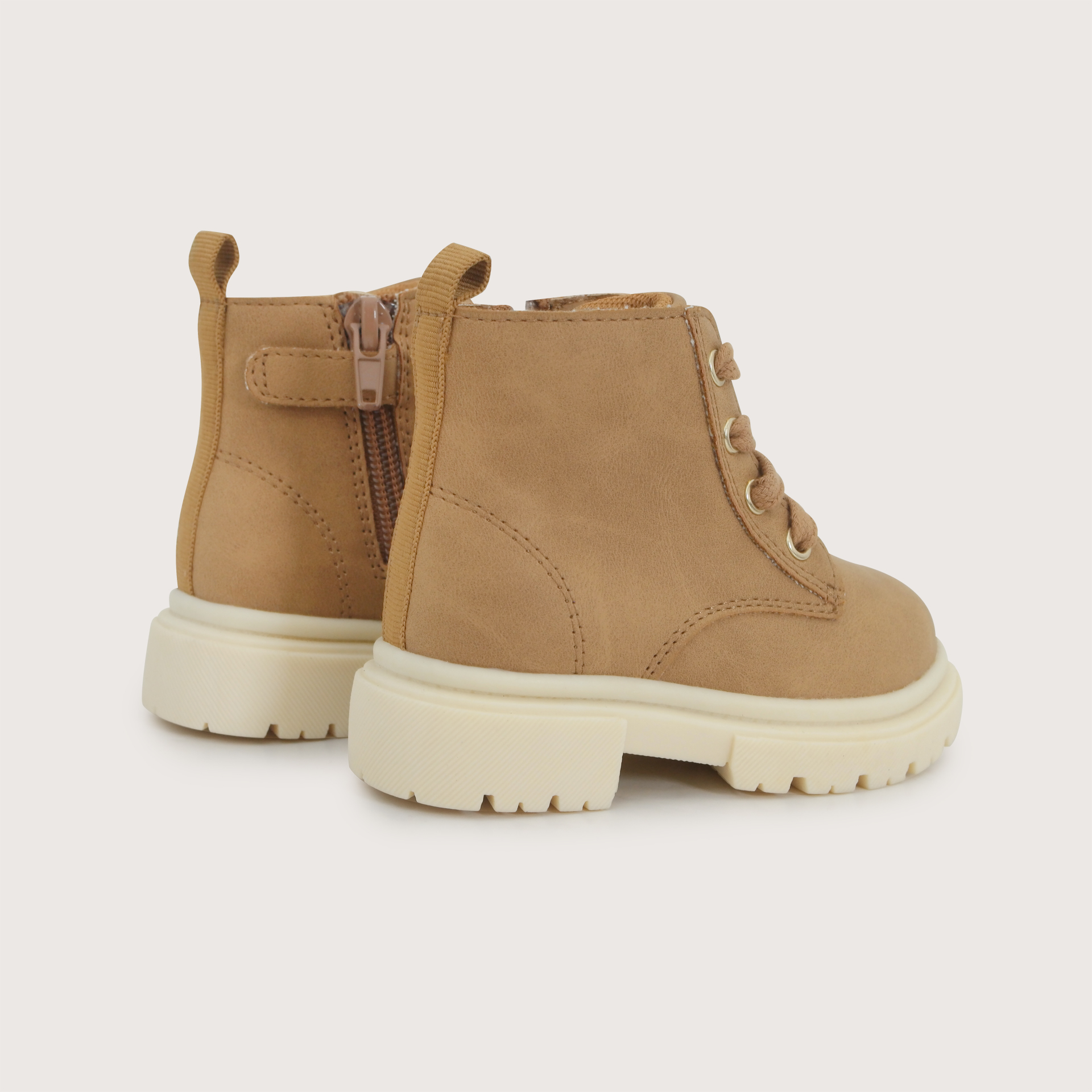 BOTIN URBANO CASUAL CAMEL NIÑA OPALINE - 5