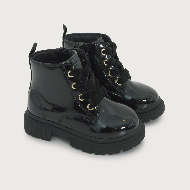 BOTIN CASUAL CORDON NEGRO NIÑA OPALINE - 1