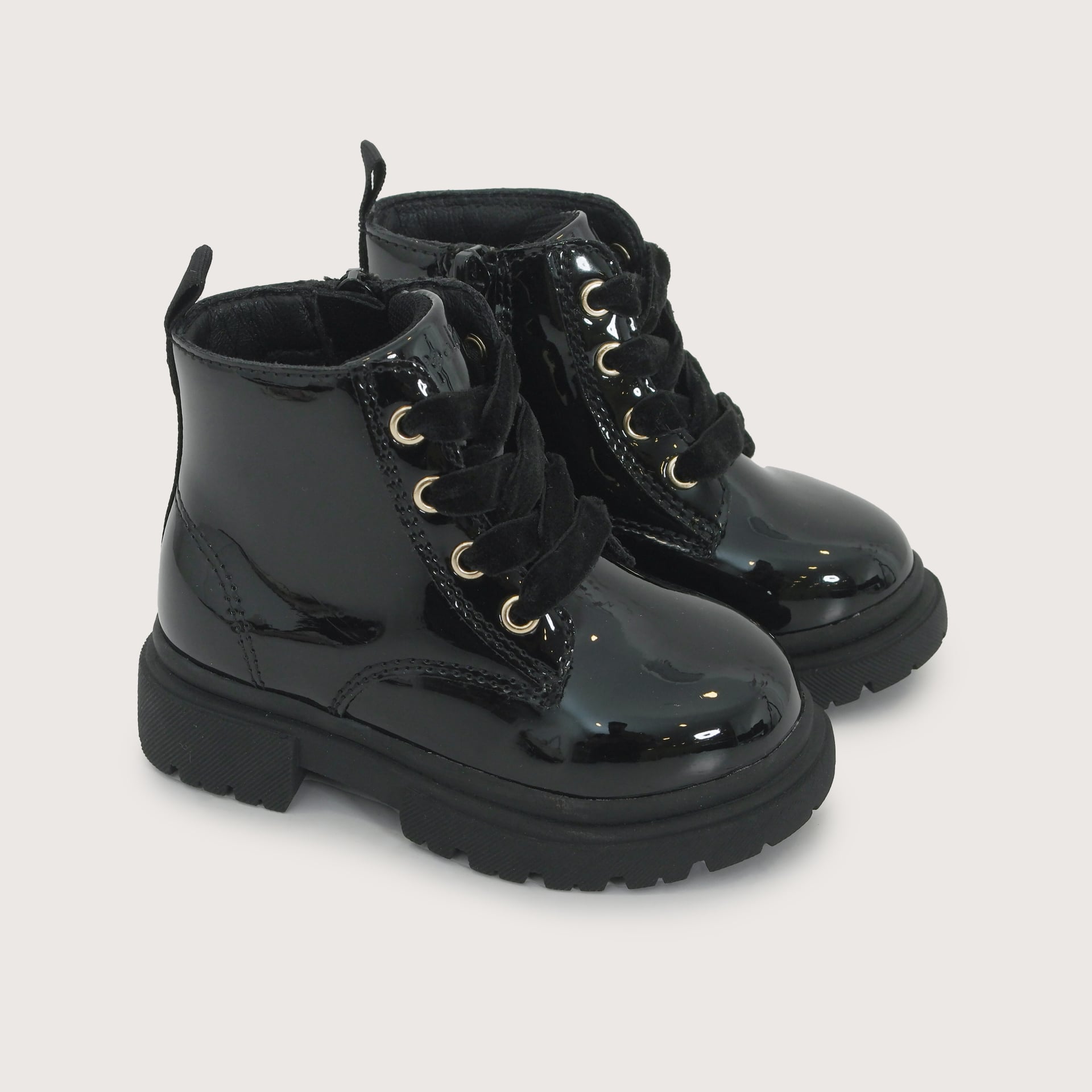 BOTIN CASUAL CORDON NEGRO NIÑA OPALINE - 1