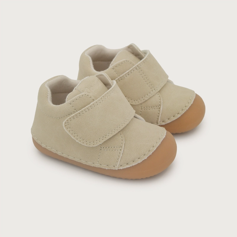 ZAPATILLA GATEADOR BEIGE NIÑA OPALINE - 1