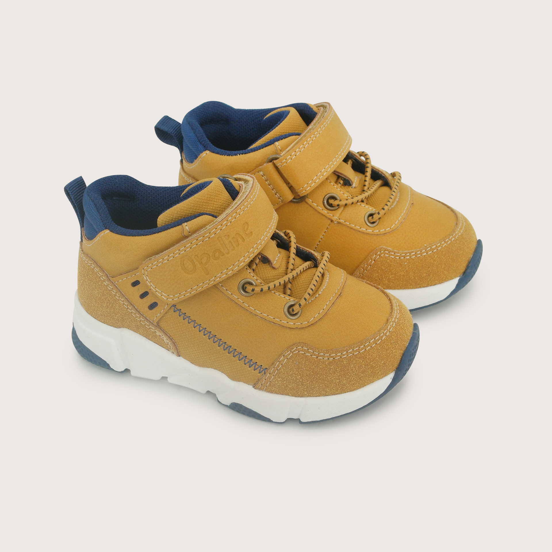 ZAPATILLA CASUAL SPORT MOSTAZA NIÑO OPALINE - 1
