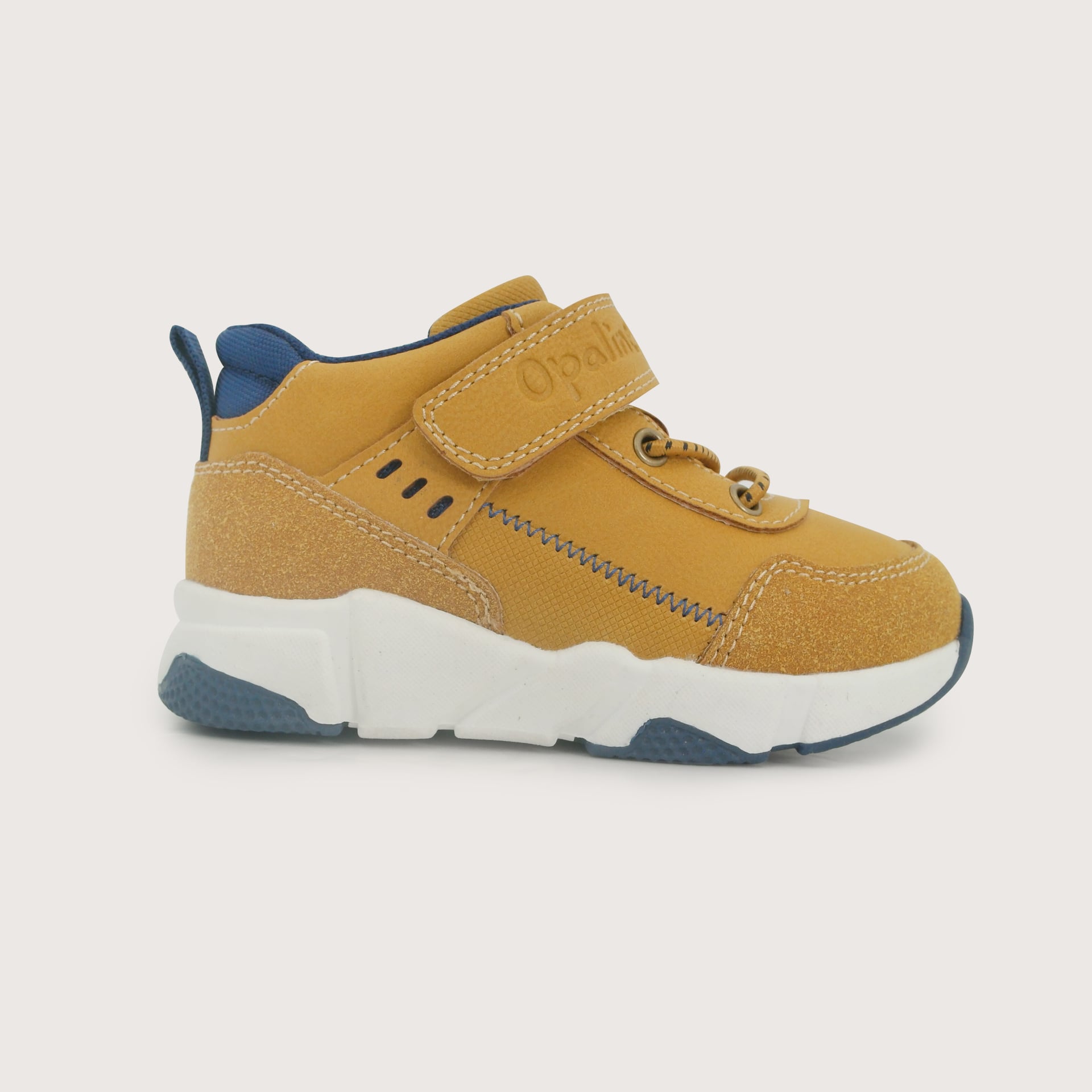 ZAPATILLA CASUAL SPORT MOSTAZA NIÑO OPALINE - 2