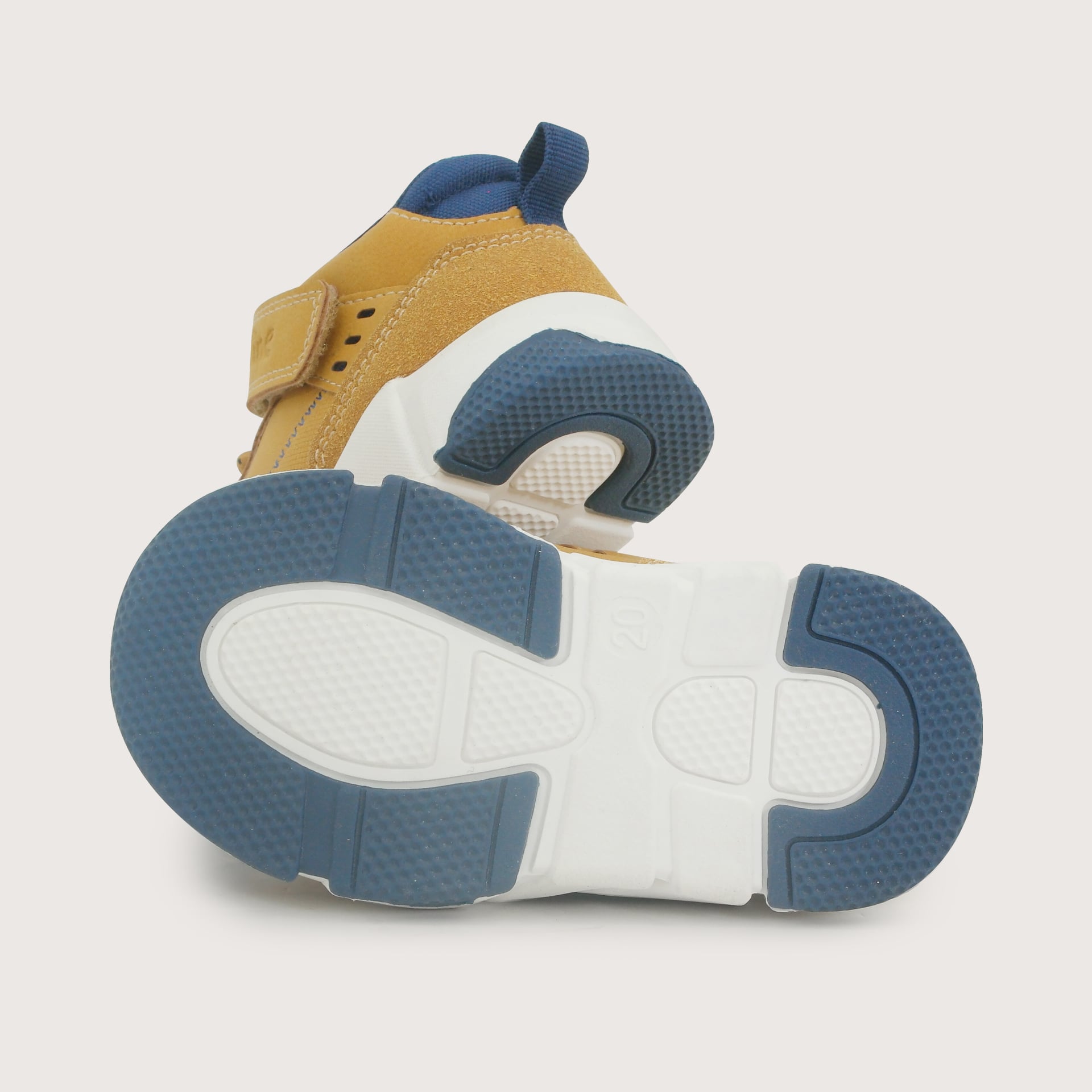 ZAPATILLA CASUAL SPORT MOSTAZA NIÑO OPALINE - 3