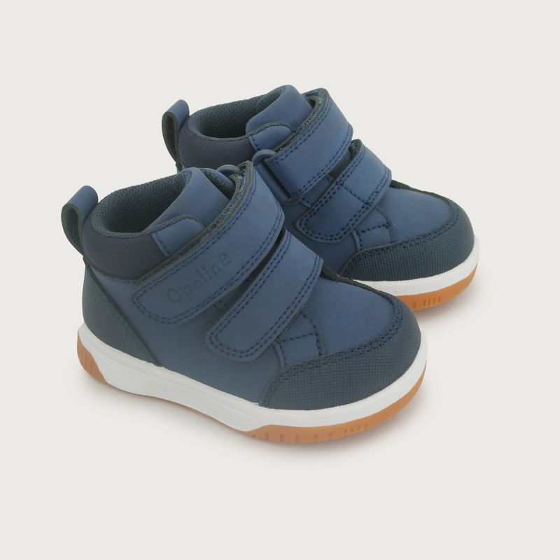 ZAPATILLA DOBLE VELCRO AZUL NIÑO OPALINE - 1