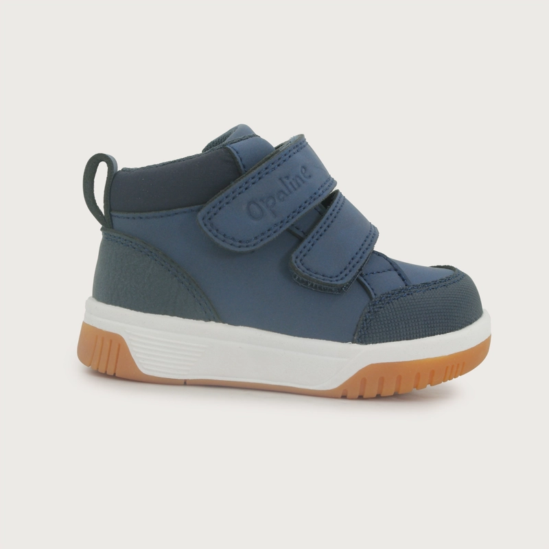 ZAPATILLA DOBLE VELCRO AZUL NIÑO OPALINE - 2