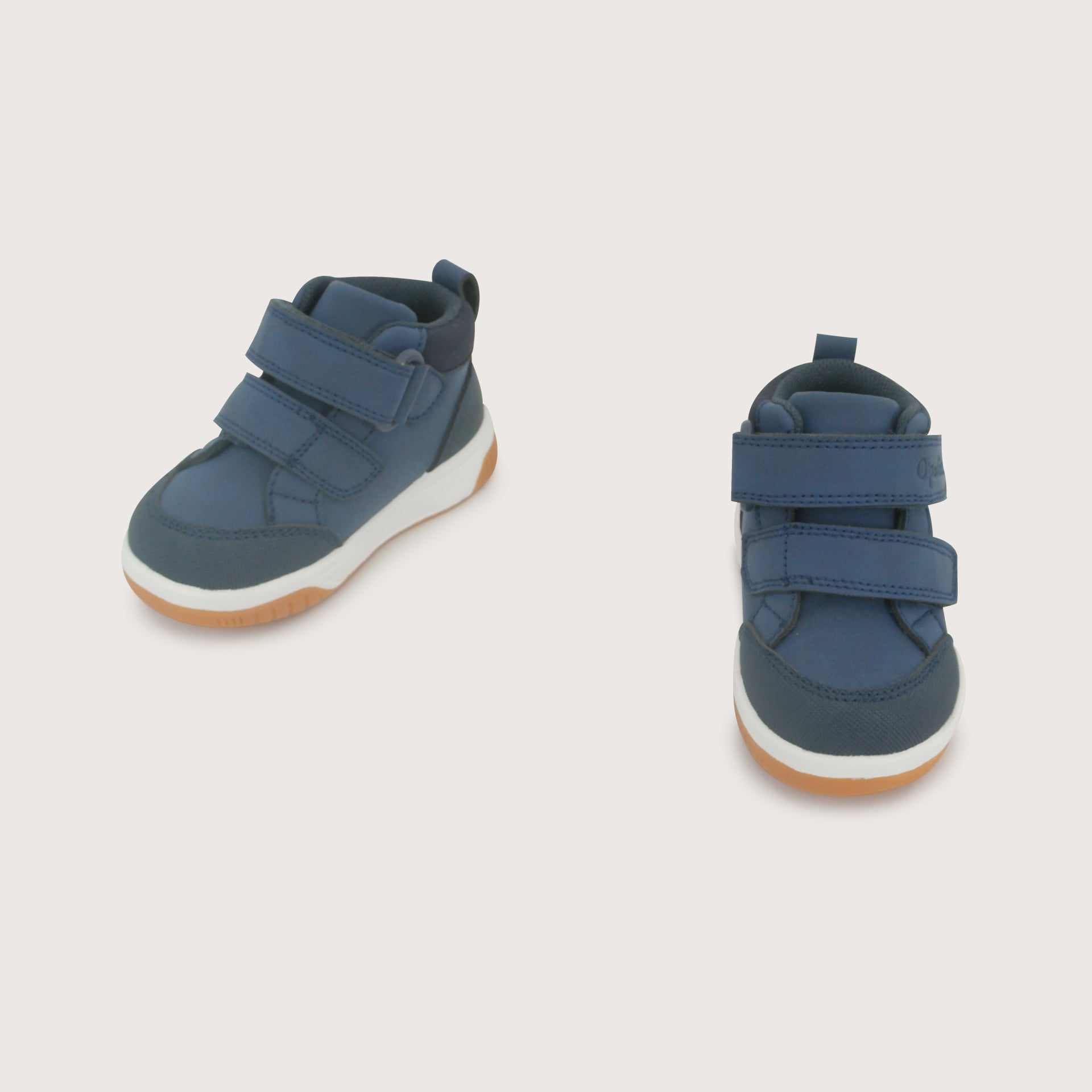 ZAPATILLA DOBLE VELCRO AZUL NIÑO OPALINE - 4