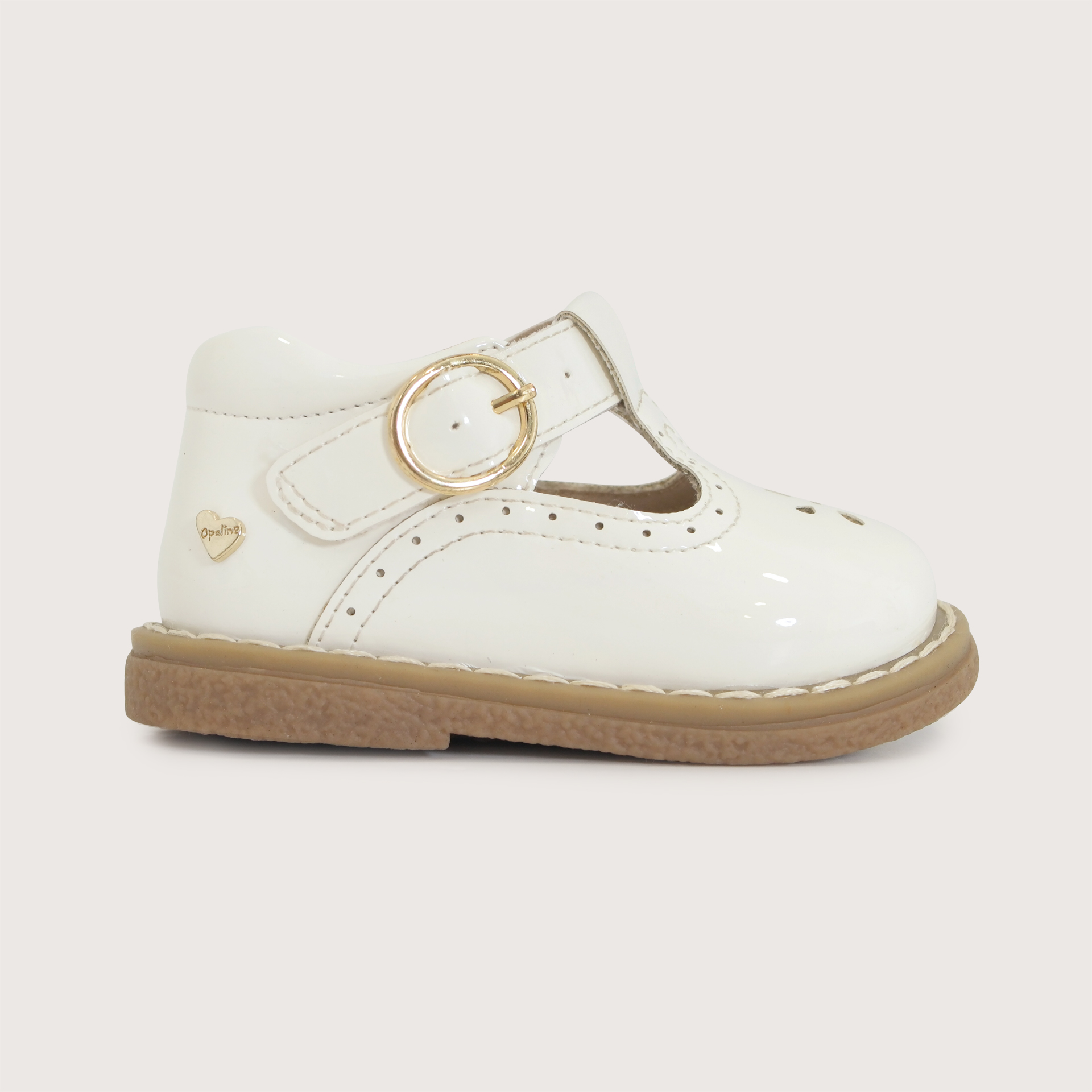 ZAPATO REINA CEREMONIA BLANCA NIÑA OPALINE - 2