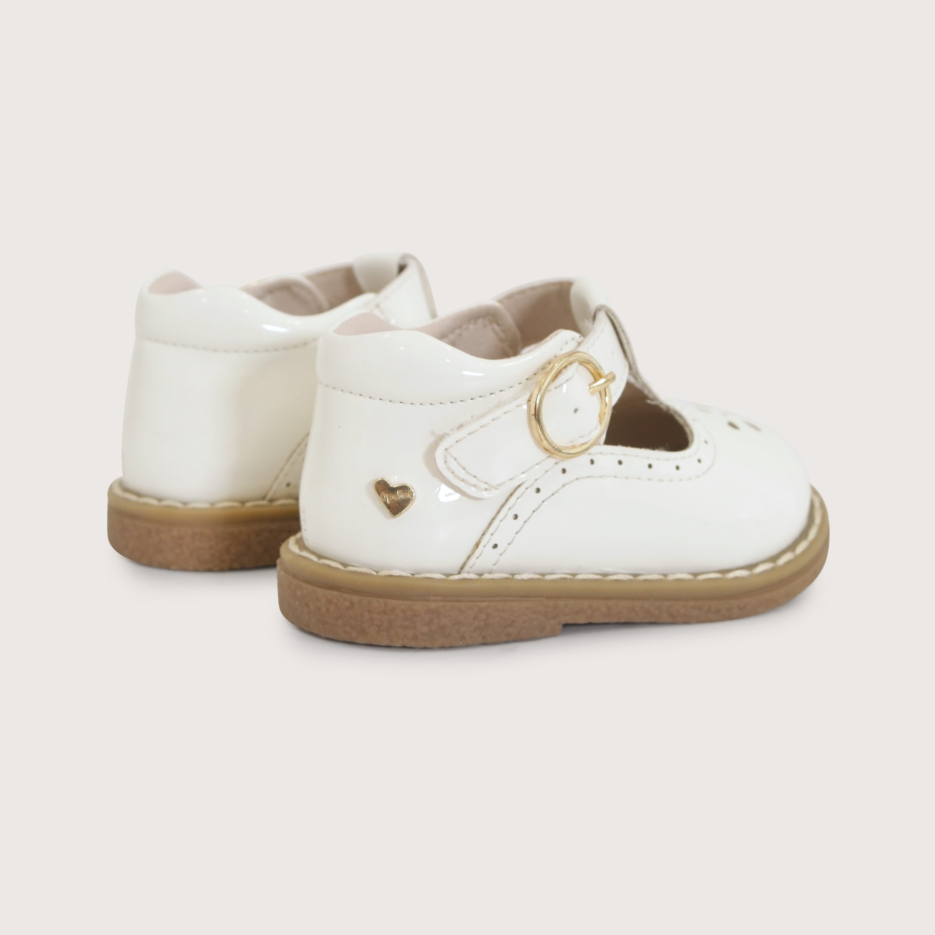 ZAPATO REINA CEREMONIA BLANCA NIÑA OPALINE - 5