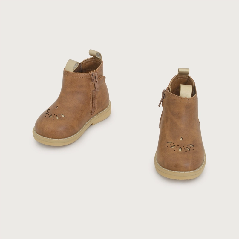 BOTIN CASUAL CAMEL NIÑA OPALINE - 4