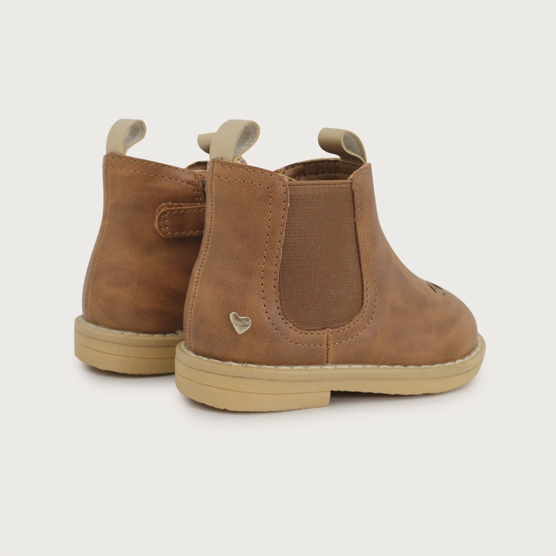 BOTIN CASUAL CAMEL NIÑA OPALINE - 5