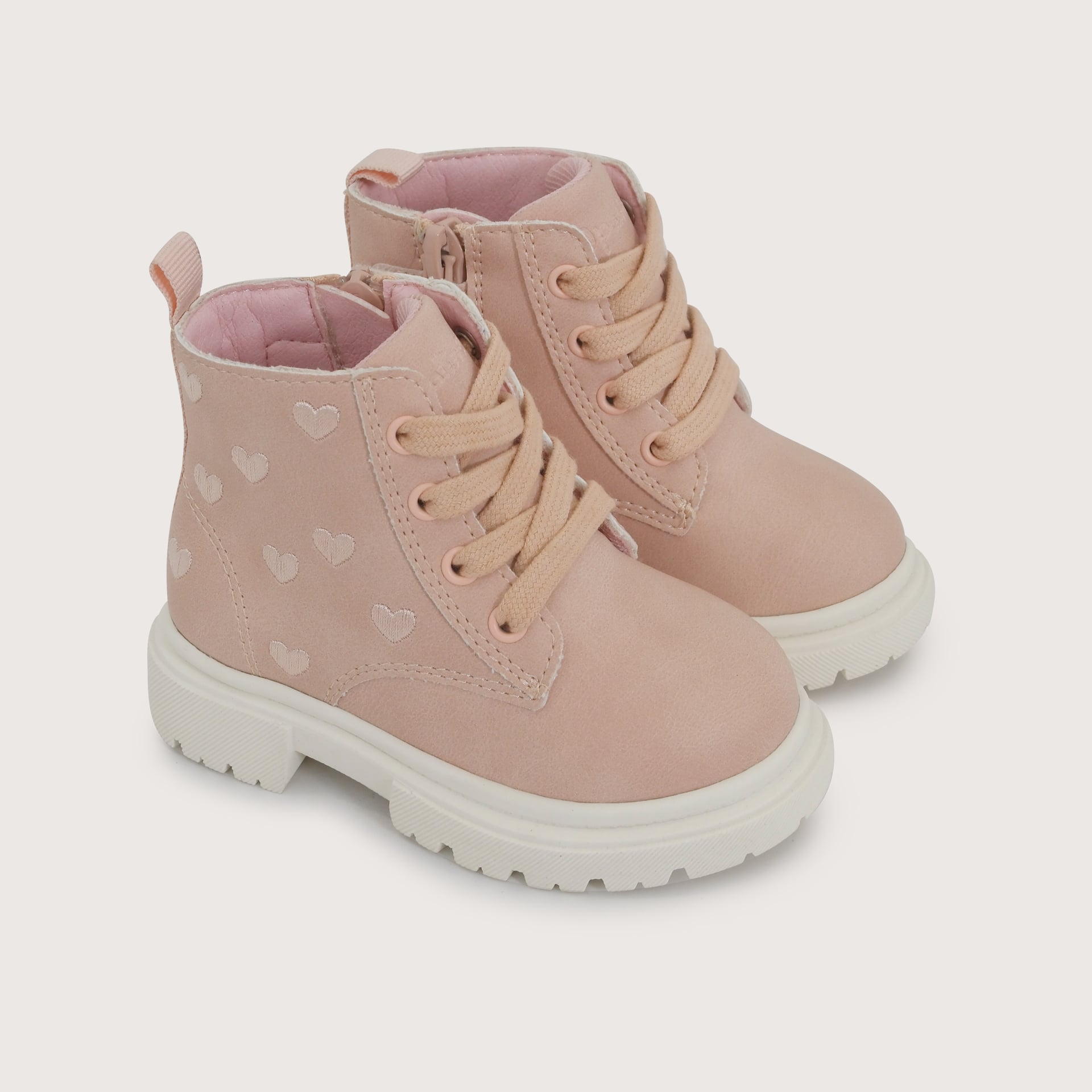 BOTIN URBANO CASUAL ROSADO NIÑA OPALINE - 1