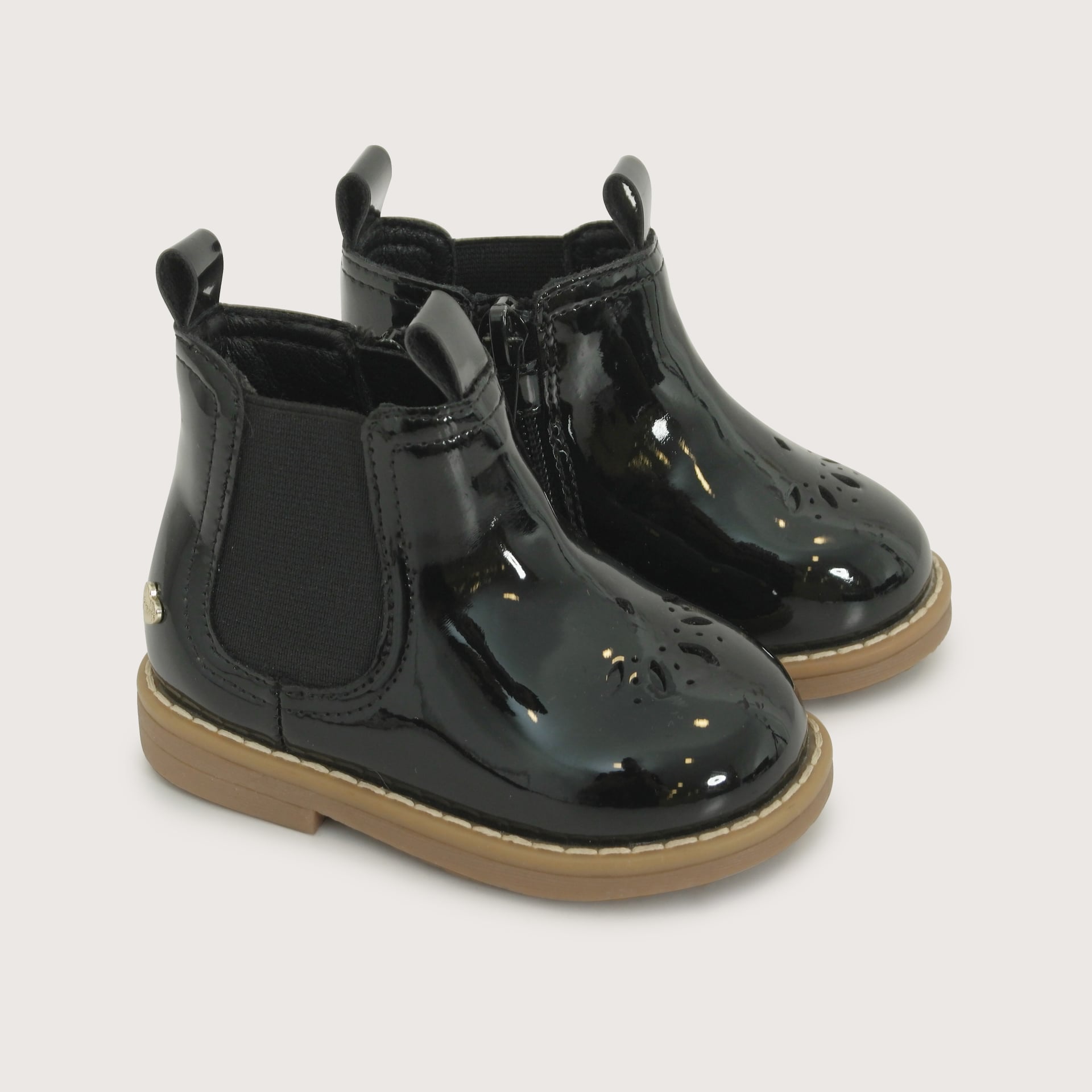 BOTIN CASUAL NEGRO NIÑA OPALINE - 1