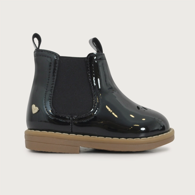 BOTIN CASUAL NEGRO NIÑA OPALINE - 2
