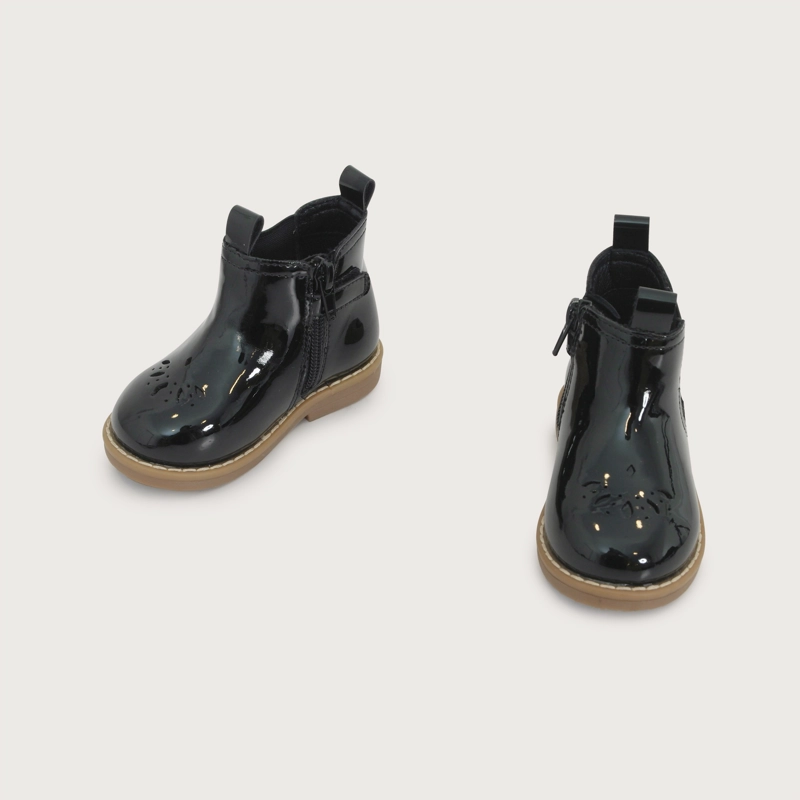 BOTIN CASUAL NEGRO NIÑA OPALINE - 4