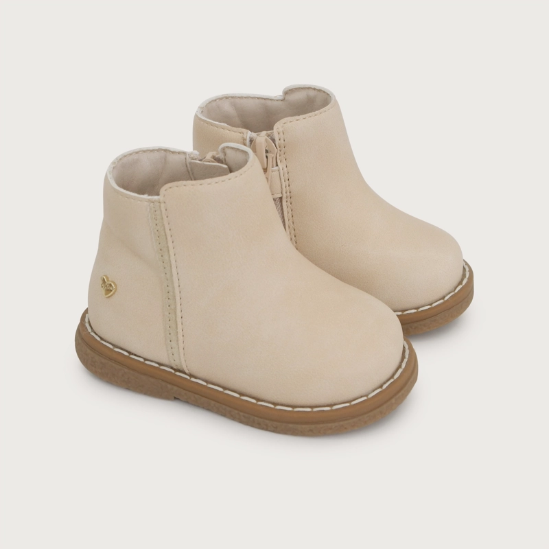 BOTIN BEIGE NIÑA OPALINE - 1