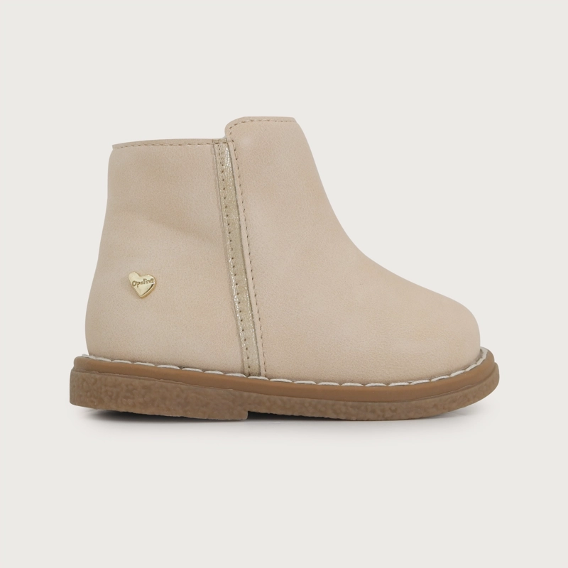BOTIN BEIGE NIÑA OPALINE - 2