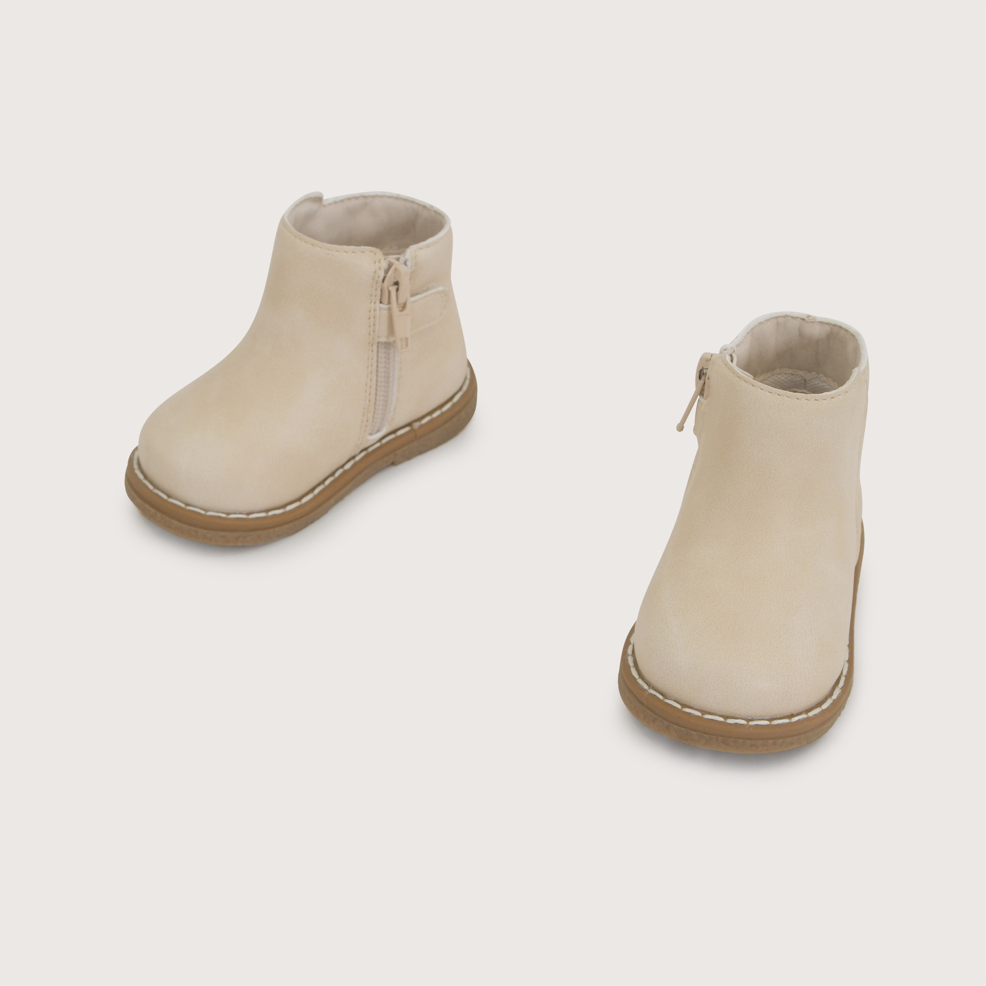 BOTIN BEIGE NIÑA OPALINE - 4
