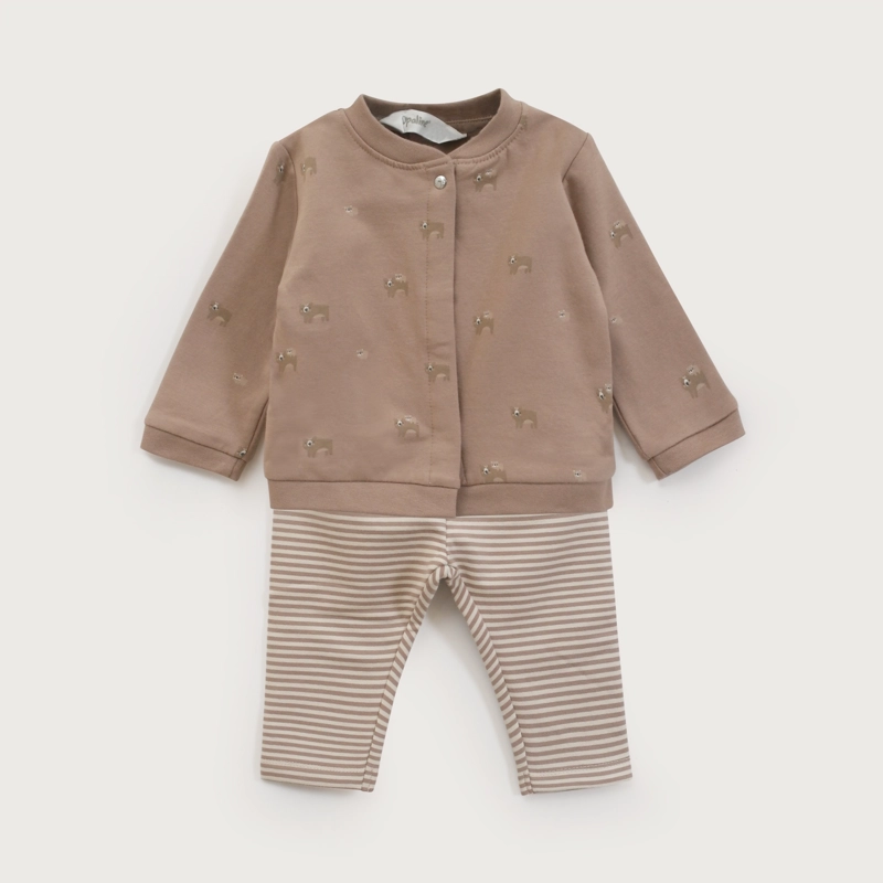 CONJUNTO CAFE BEBE NIÑO OPALINE - 2
