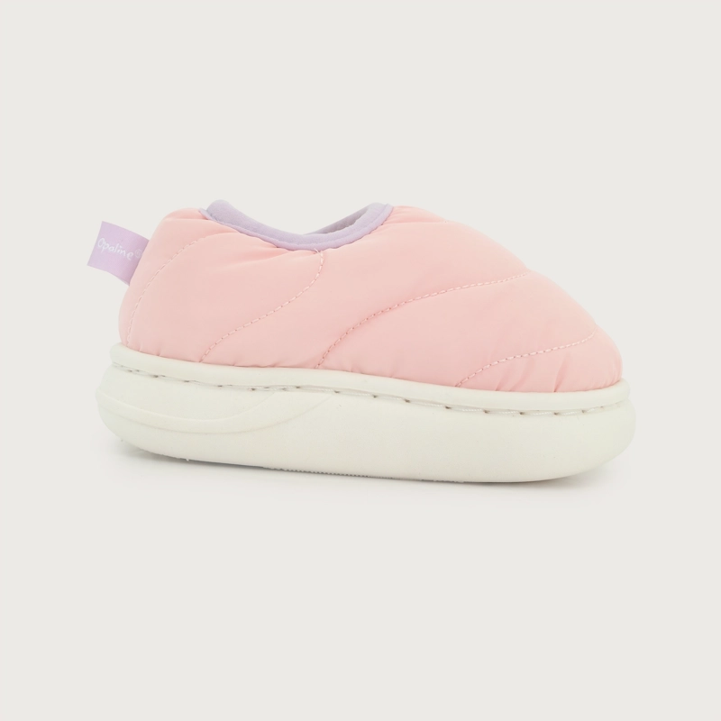 PANTUFLA PUFFER ROSADA NIÑA OPALINE - 2