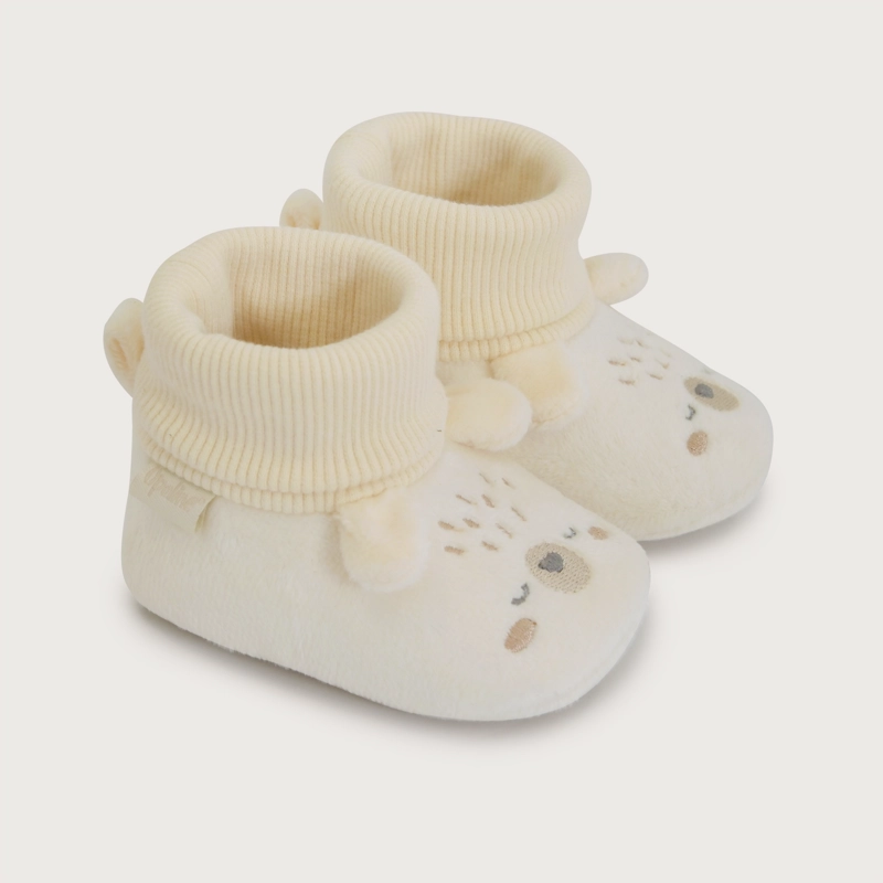 ZAPATO TEJIDO OSO BEIGE BEBE OPALINE - 1