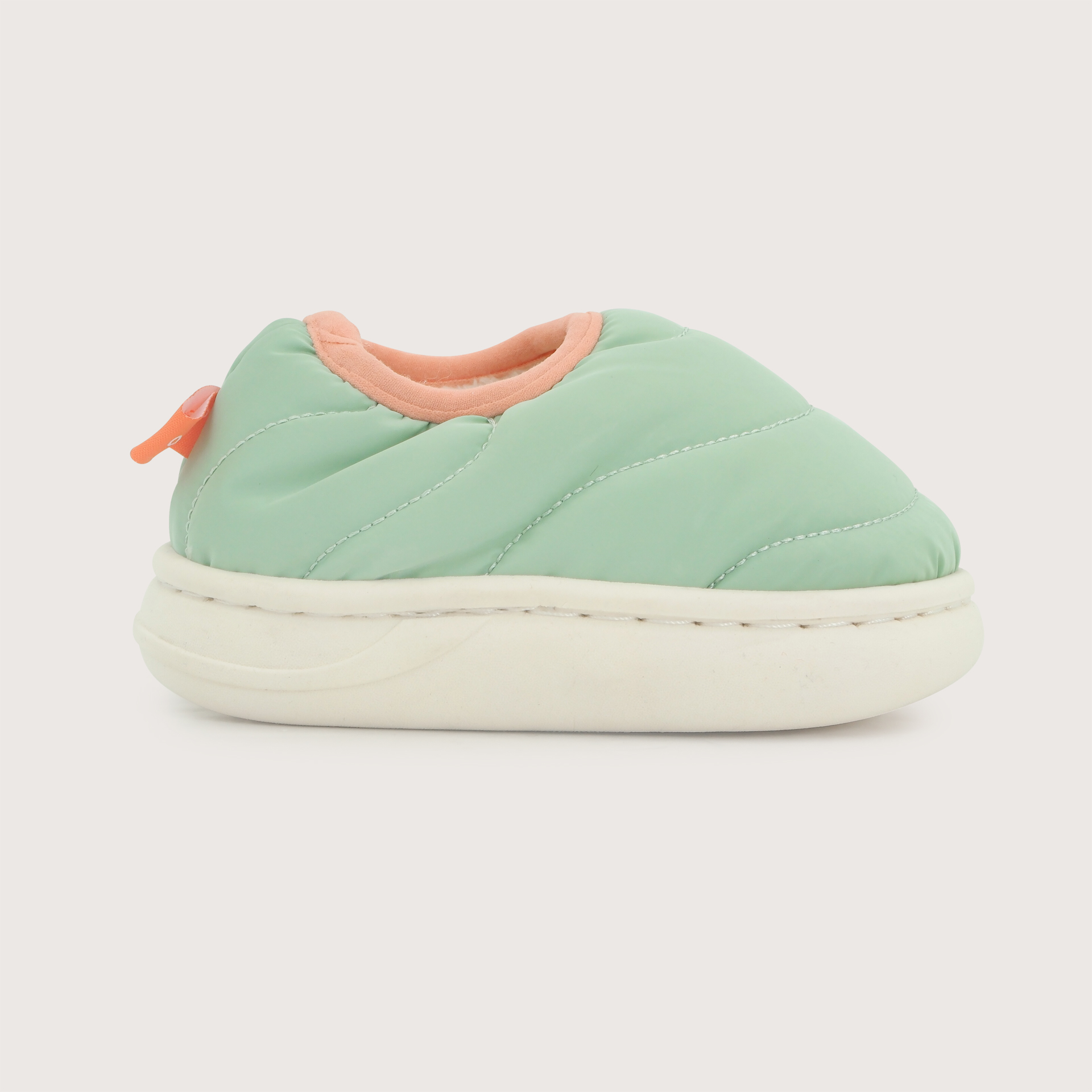PANTUFLA PUFFER VERDE NIÑO OPALINE - 2
