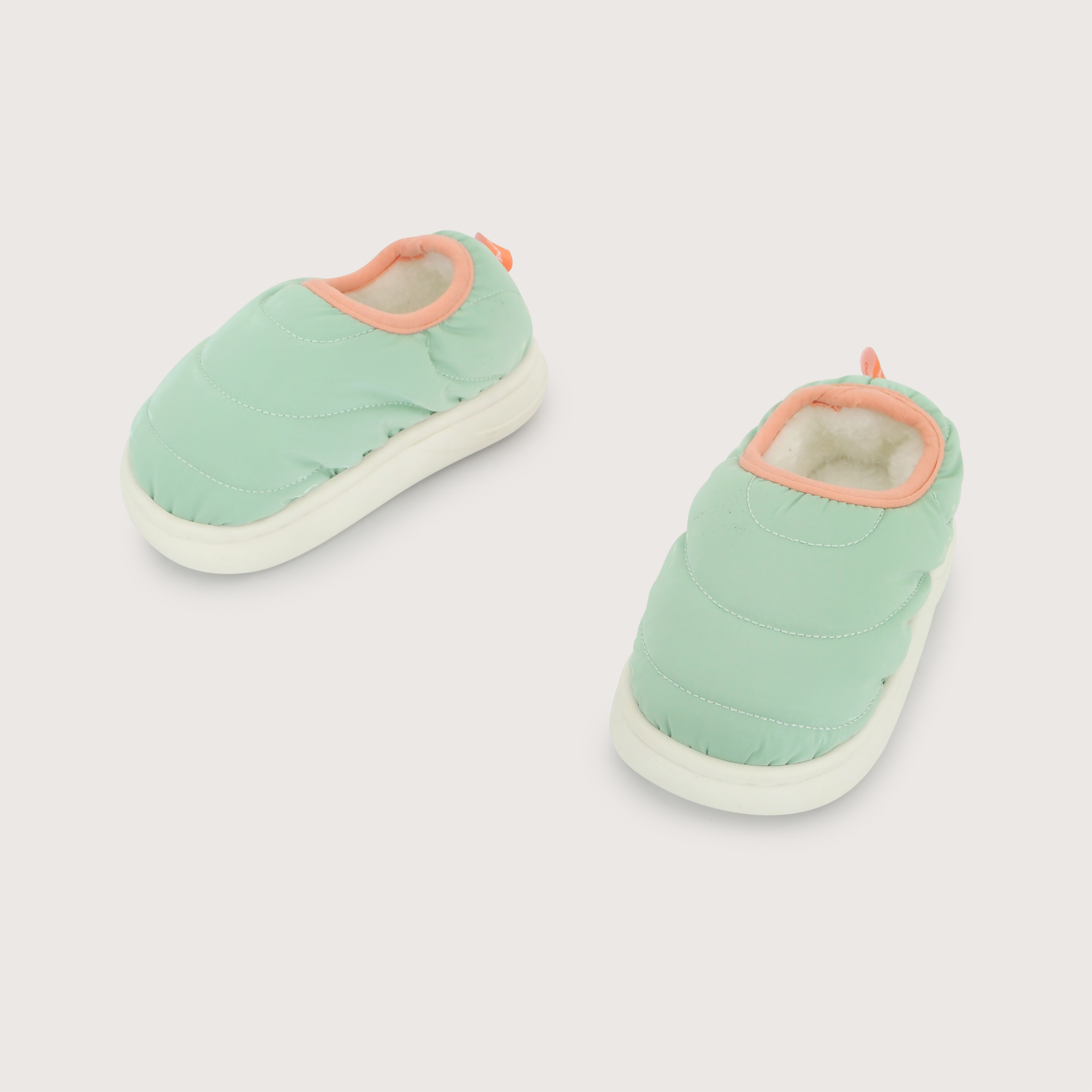 PANTUFLA PUFFER VERDE NIÑO OPALINE - 4