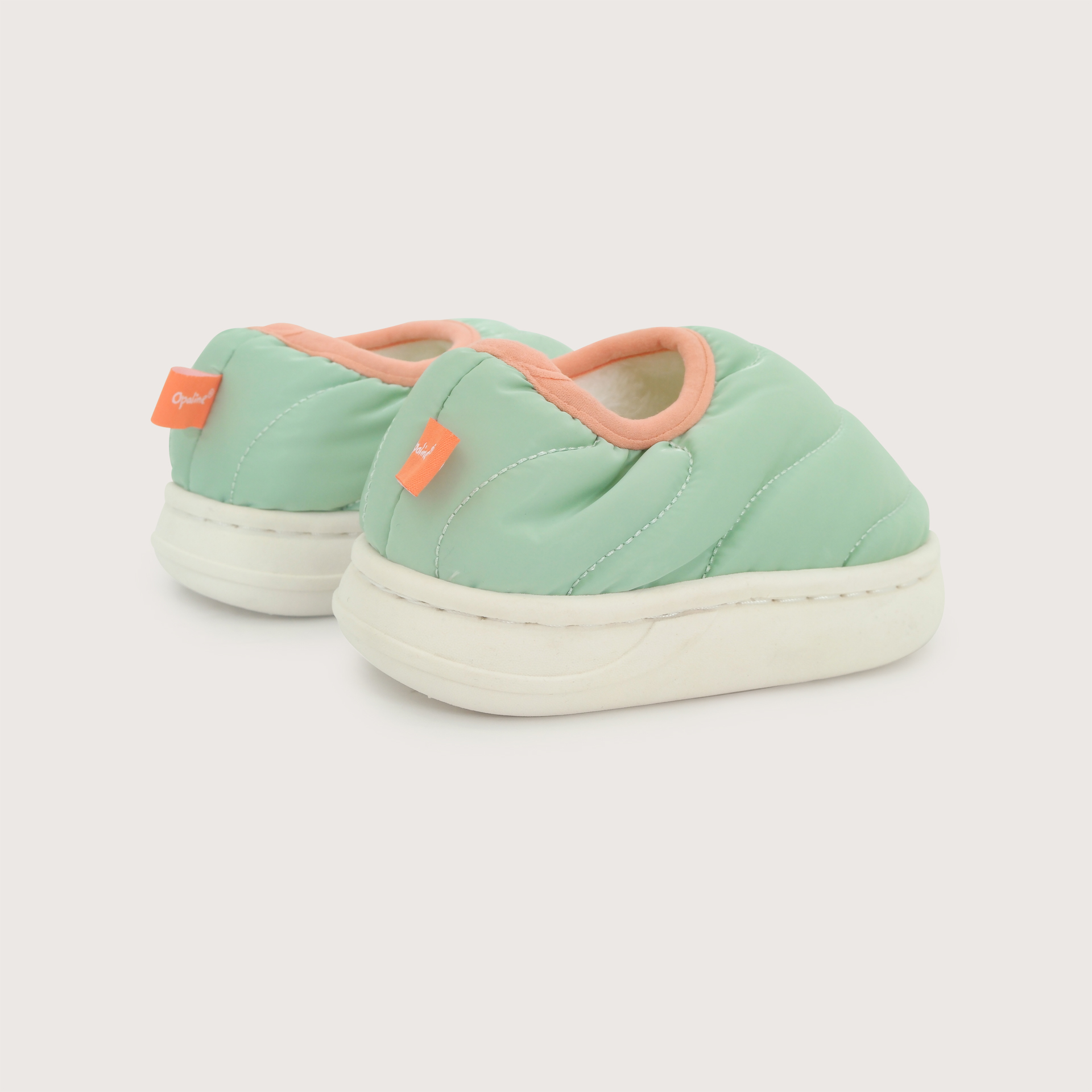 PANTUFLA PUFFER VERDE NIÑO OPALINE - 5