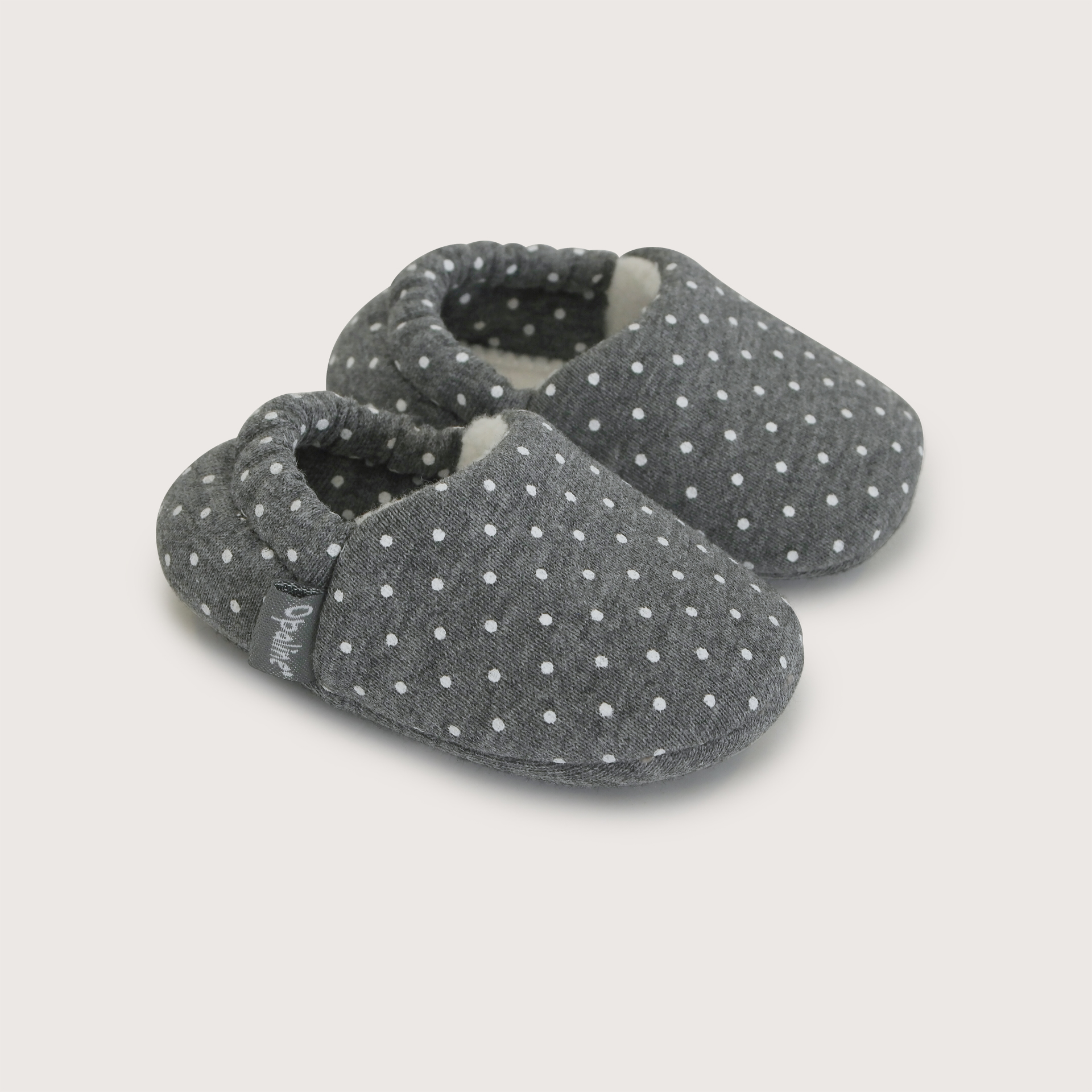 PANTUFLA GRIS BEBE  OPALINE - 1